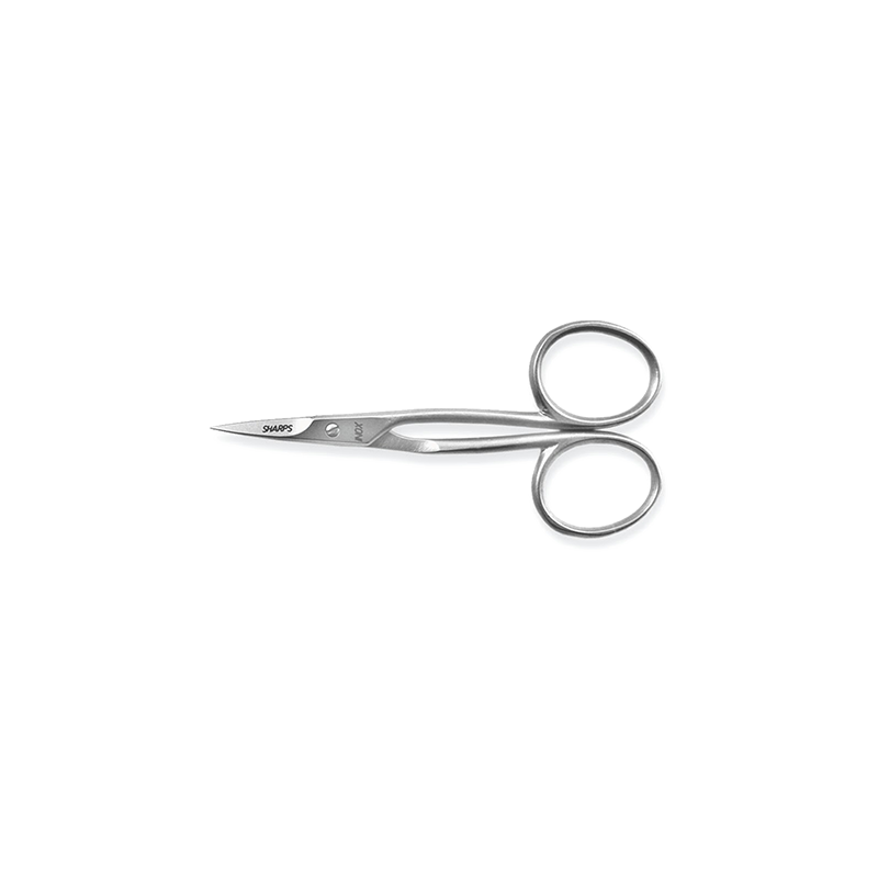 Forbici per pelle inox mezza rana curve Sharps
