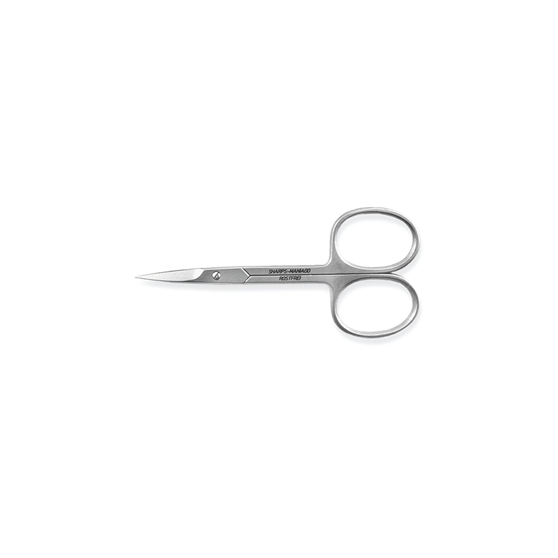 Forbici per pelle inox anelli quadri curve 3.5'' Sharps