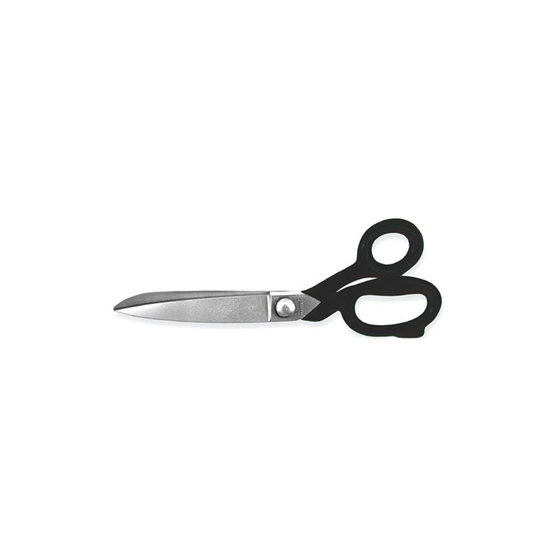 Forbici cesoie da sarto nichelate manico in vinile nero Sharps