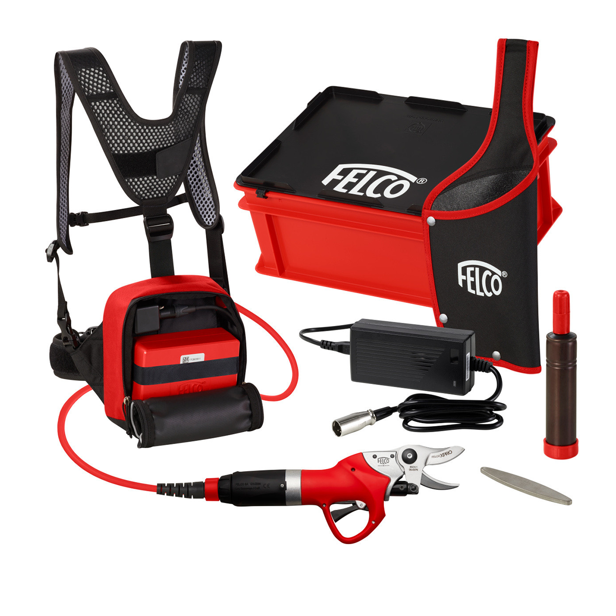 Kit completo Felcotronic 882-802 + con forbice, batteria e zaino Kit completo Felcotronic 882-802 + con forbice, batteria e zaino
