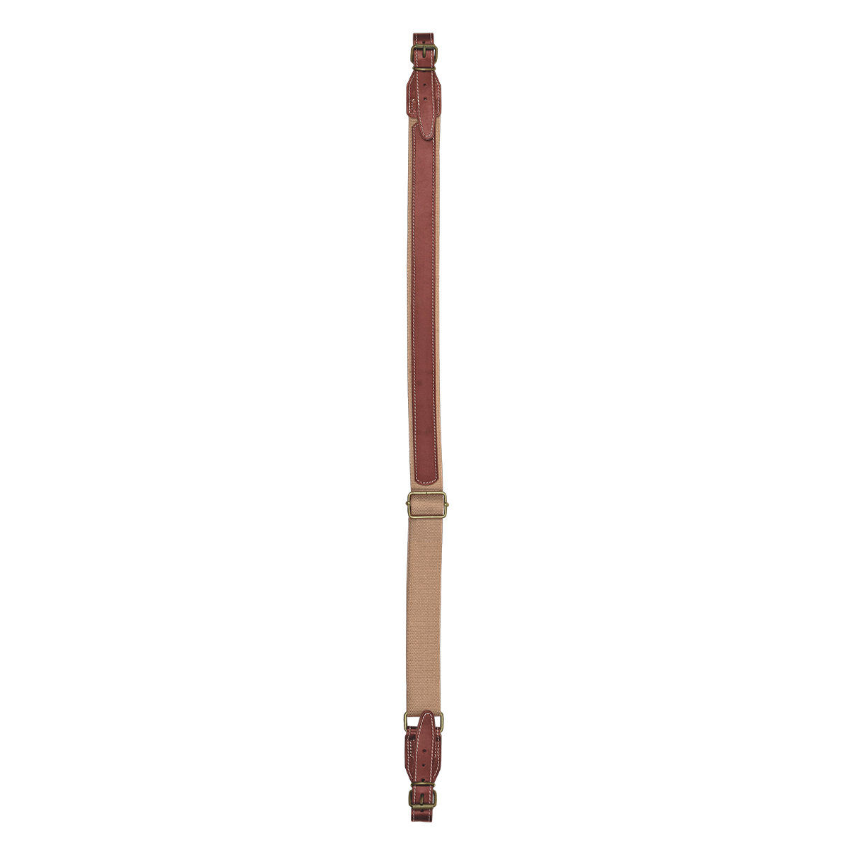 Tracolla per carabina e fucile Venturini in tessuto con inserto in pelle (40 mm) Beige Tracolla per carabina e fucile Venturini in tessuto con inserto in pelle (40 mm) Beige