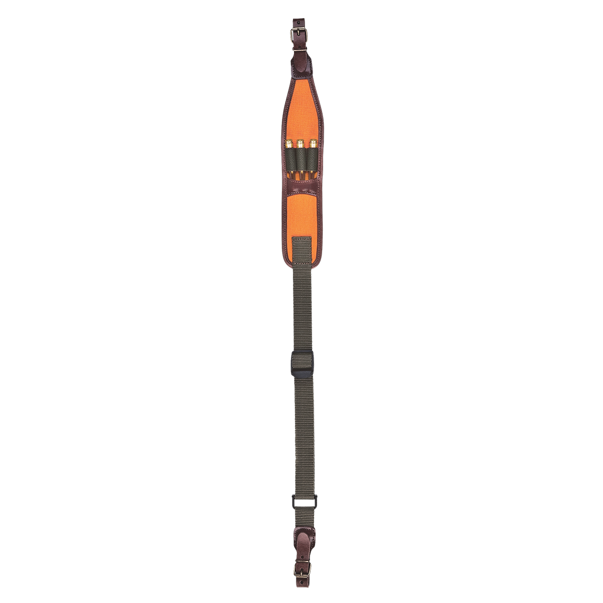Tracolla per carabina Venturini in Cordura DuPont con spallaccio e 3 celle elastiche Arancione Tracolla per carabina Venturini in Cordura DuPont con spallaccio e 3 celle elastiche Arancione